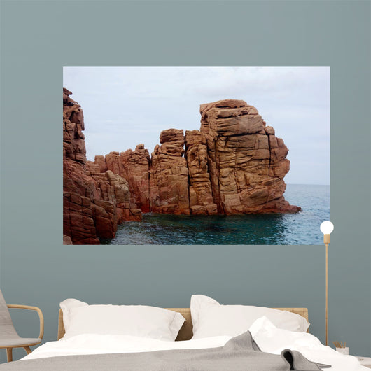 Red Rocks Wall Decal Design 1