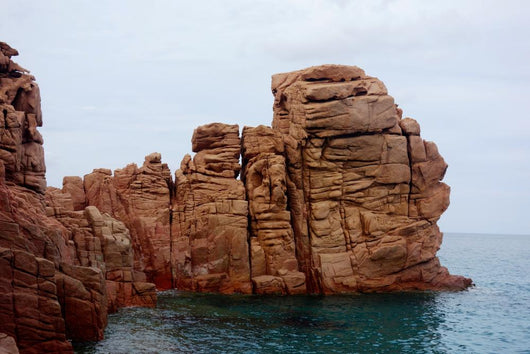 Red Rocks Wall Decal Design 1