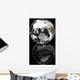 wiireframe metallic globe Wall Mural