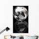 wiireframe metallic globe Wall Mural
