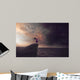 Woman in a storm Wall Mural