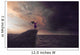 Woman in a storm Wall Mural