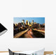 Minneapolis Skyline Sunset Wall Decal