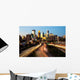 Minneapolis Skyline Sunset Wall Decal