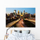 Minneapolis Skyline Sunset Wall Decal