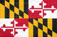 Flag Maryland Brick Wall Wall Decal