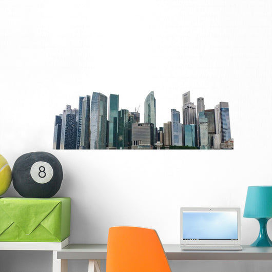 Cityscape Skyline Wall Decal