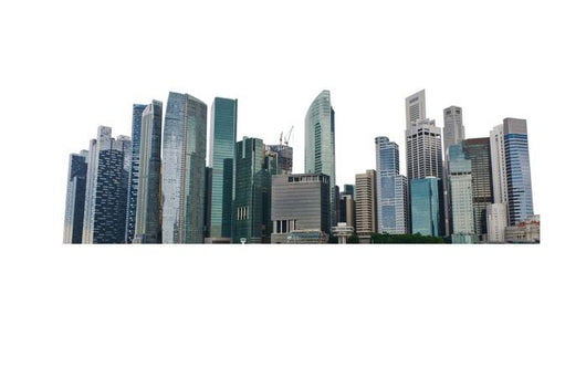 Cityscape Skyline Wall Decal