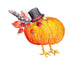 Pumpkin as Thanksgiving Turkey Wall Decal