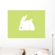 Rabbit icon Wall Mural