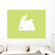 Rabbit icon Wall Mural