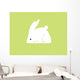 Rabbit icon Wall Mural