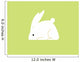 Rabbit icon Wall Mural