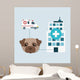 Pet Care Center Service Wall Decal Design 4