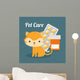 Pet Care Center Service Wall Decal Design 3