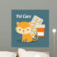 Pet Care Center Service Wall Decal Design 3
