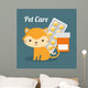Pet Care Center Service Wall Decal Design 3