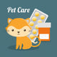 Pet Care Center Service Wall Decal Design 3