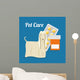 Pet Care Center Service Wall Decal Design 2