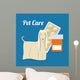 Pet Care Center Service Wall Decal Design 2