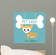 Pet Shop Center Icon Wall Decal Design 3