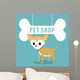 Pet Shop Center Icon Wall Decal Design 3
