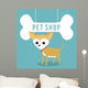 Pet Shop Center Icon Wall Decal Design 3
