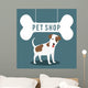 Pet Shop Center Icon Wall Decal Design 2