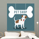 Pet Shop Center Icon Wall Decal Design 2