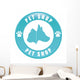 Pet Shop Center Icon Wall Decal Design 1