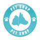 Pet Shop Center Icon Wall Decal Design 1