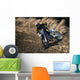 Motocross Rider Creates Large Wall Decal