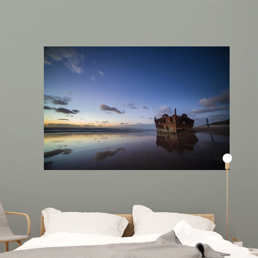 Historic Ss Maheno Shipwreck Wall Mural