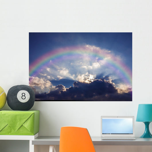 Rainbow Sky Wall Mural