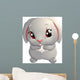 Cute Rabbit Cartoon Wall Mural