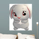 Cute Rabbit Cartoon Wall Mural