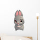 Cute rabbit cartoon Wall Decal