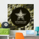 Veterans day card or background. vector illustration. Wall Mural