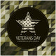 Veterans day card or background. vector illustration. Wall Mural