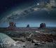Panoramic Milky Way Monument Wall Mural