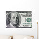 One Hundred Dollar Wall Mural