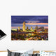 Albany New York Evening Skyline Wall Decal