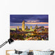 Albany New York Evening Skyline Wall Decal