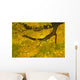 yellow and green leaves on a tree branch Wall Mural