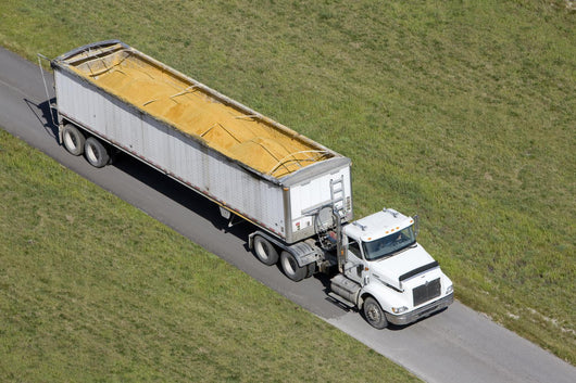 Truck Hauling Corn Wall Mural