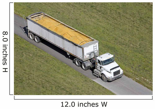 Truck Hauling Corn Wall Mural