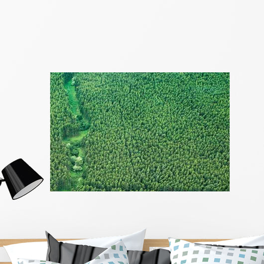 Big Island Aerial Shot Wall Decal Design 1