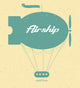 Vintage Fairy Airship Vector Wall Mural