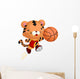 Basketball Tiger Wall Decal