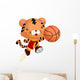 Basketball Tiger Wall Decal